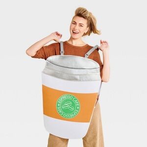 Espresso Cafe Coffee Cup Costume- Adult Costume
